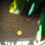 Gold Plated Octagon Steel Pendant Necklace For Men, Mens Necklace, thumbnail 2 of 12