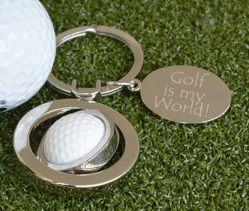 Personalised Spinning Sports Ball Keyring, 7 of 12
