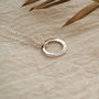 Women's Personalised Circle Pendant Necklace, thumbnail 5 of 7