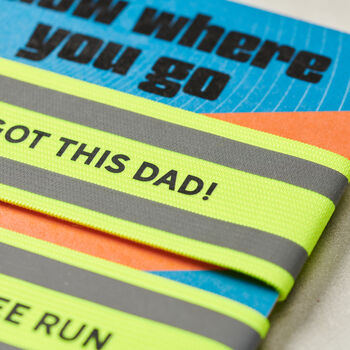 Personalised High Visibility Reflective Cycling Armbands, 5 of 8