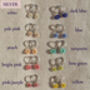 Daisy Beaded Earrings On Sterling Silver Hoops, thumbnail 3 of 6