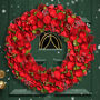 Giant Christmas Wishes Front Door Wreath, thumbnail 1 of 6