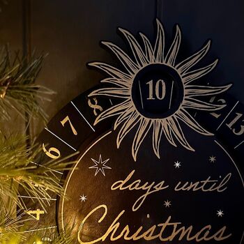 Celestial Christmas Countdown Plaque, 2 of 2