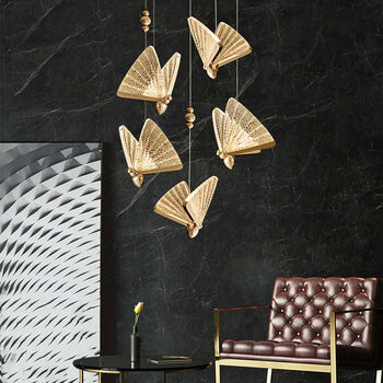 Butterfly Pendant Ceiling Light, 3 of 11