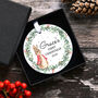 Personalised Baby's First Christmas Decoration Bauble, thumbnail 1 of 3