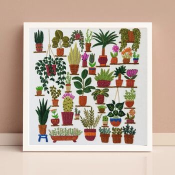 Plantopia Hand Embroidery Kit, 10 of 12
