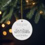 First Christmas In Our New Home Personalised Decoration, thumbnail 6 of 8