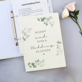 Personalised Botanical Wedding Planner, 4 of 12