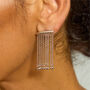 Waterfall Rain Earrings, thumbnail 3 of 5