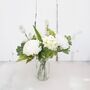 Artificial Bouquet Off White Chrysanthemum, thumbnail 1 of 7