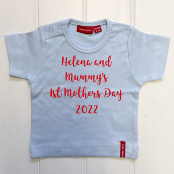 Personalised 1st Mothers Day T Shirt/Babygrow, 3 of 11