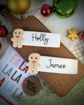 Personalised Christmas Name Plaque Biscuits, 3 of 3