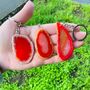 Agate Slice Crystal Key Rings / Perfect For Attaching To Keys, Handbags, Or As A Decorative Charm, thumbnail 4 of 6