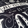 All You Need Is Love Cushion Cover With Black And White, thumbnail 6 of 7