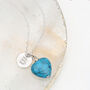 Sterling Silver And Turquoise Necklace, thumbnail 1 of 5