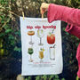 Personalised Secret Message Cocktail Personality Tea Towel, thumbnail 10 of 10