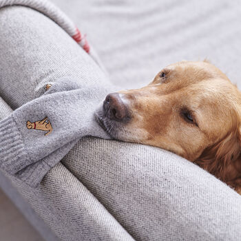 Golden Retriever Dog Walking Socks, 6 of 10