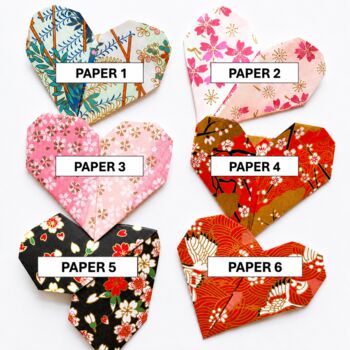 Personalised Origami Paper 1st Anniversary Card, 2 of 8