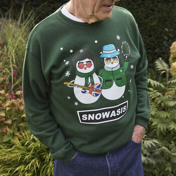 Funny Oasis Christmas Jumper, 3 of 9