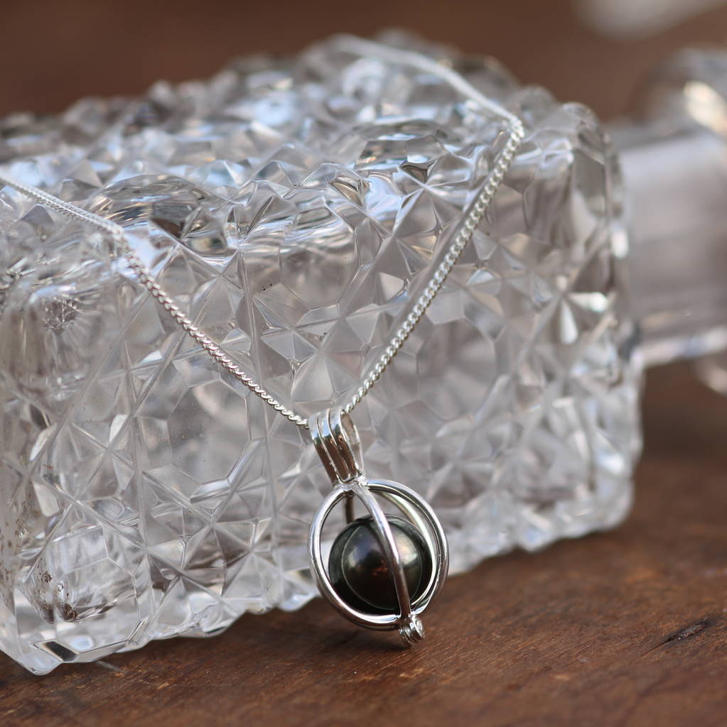 Silver Oyster Pearl Necklace By Joulberry | notonthehighstreet.com