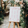 Personalised Hand Illustrated Seating Chart, Digital Or Physical Product, thumbnail 3 of 4