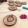 Chakra Wooden Incense Stick And Cone Holder Burner, thumbnail 8 of 12