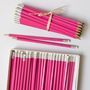Large Pack Personalised Pink Pencils, thumbnail 1 of 2