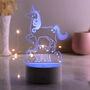 Personalised Unicorn LED Night Light, thumbnail 3 of 9