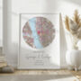 The Place We Met Ordnance Survey Explorer Personalised Map Print Couples Valentines Gift, thumbnail 2 of 12