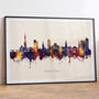 Preston Skyline Cityscape Art Print, thumbnail 6 of 12