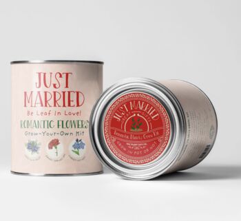 Just Married. Flowers Of Love Growing Kit, 2 of 6