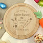 Personalised Easter Bunny Wooden Treat Board, thumbnail 1 of 5