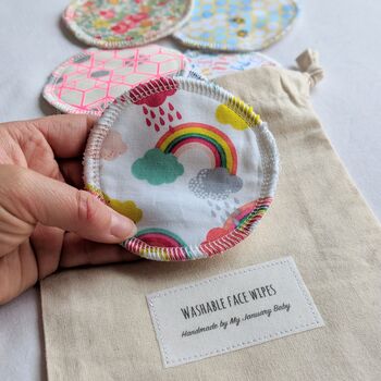 Personalised Assorted Reusable Face Wipes, 3 of 12