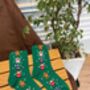 Two Pack Of Snowy Chrlstmas Socks In Box, thumbnail 3 of 5