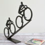 Uphill Cyclist Sculpture, thumbnail 4 of 4