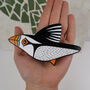 Handmade Wooden Flying Puffin Wall Hanging, thumbnail 11 of 11