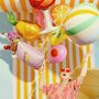 Matte Pastel Stripe Ball Foil Balloon, thumbnail 4 of 4
