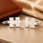 Personalised Jigsaw Piece Cufflinks, thumbnail 1 of 10