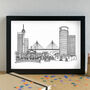 Johannesburg Skyline Travel Art Print Unframed, thumbnail 3 of 6