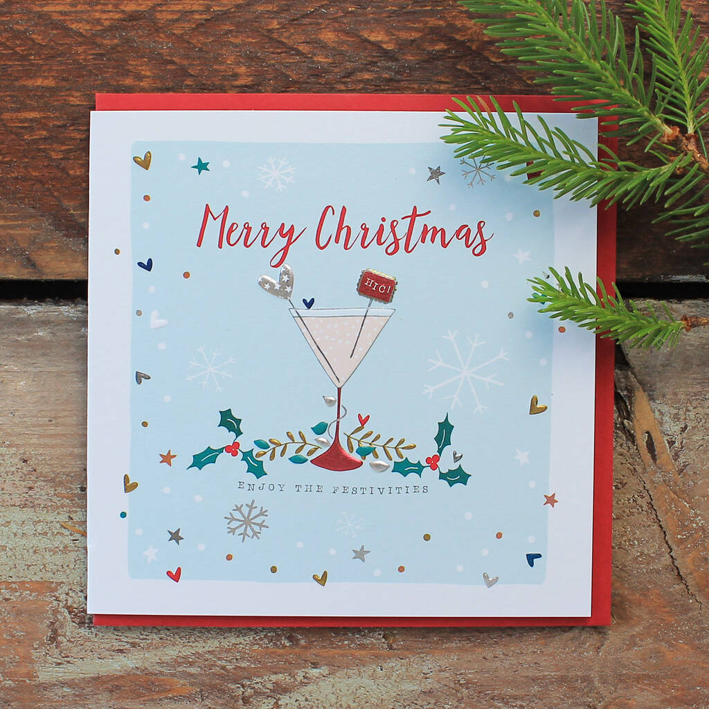 Merry Christmas Card Cocktail Theme By Molly Mae®