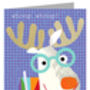 Happy Birthday Moose Card, thumbnail 3 of 4