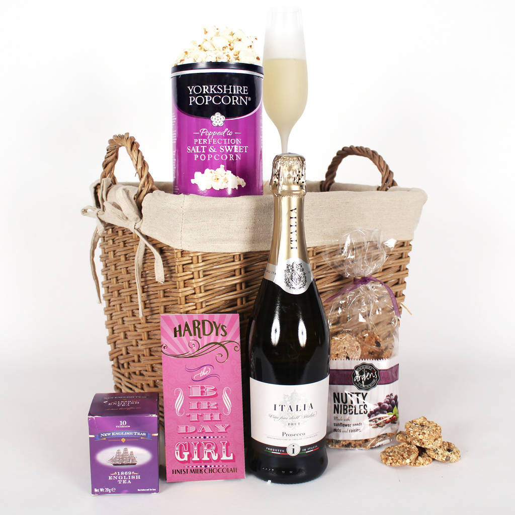 birthday pink hamper by todhunter | notonthehighstreet.com