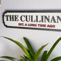 Personalised Street Sign In A Vintage Railway Design, thumbnail 5 of 5
