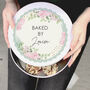 Personalised Abstract Rose Cake Tin, thumbnail 2 of 5