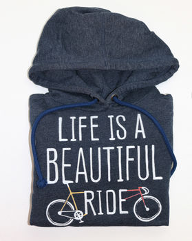 'Life Is A Beautiful Ride' Graphic Hoodie, 3 of 4