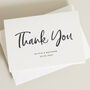 Pack Of Personalised Thank You Card, thumbnail 3 of 4