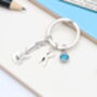 Guitar Personalised Keyring, Music Teacher Gift, thumbnail 4 of 8