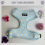 Floral Daisy And Polka Dot Dog Harness, thumbnail 1 of 4