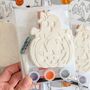 Paint Your Own Halloween Shape Craft Kit, thumbnail 1 of 4