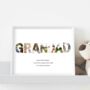 Grandad Gifts Photo Collage Print, thumbnail 3 of 5